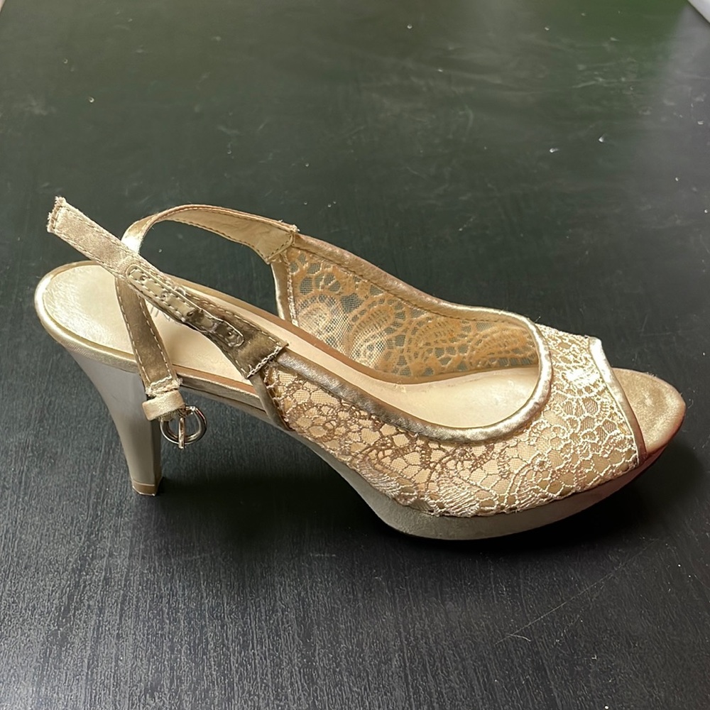 Nine West strapped heels